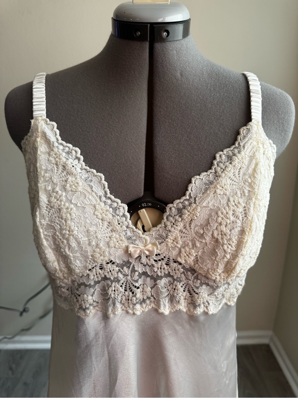 Oscar de la Renta pink label XL Ivory Slip Dress - Picture 4 of 5